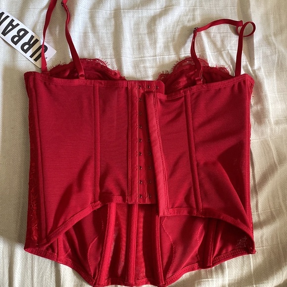 Urban Outfitters UO Out from Under Corset Top - Red. - Picture 3 of 4
